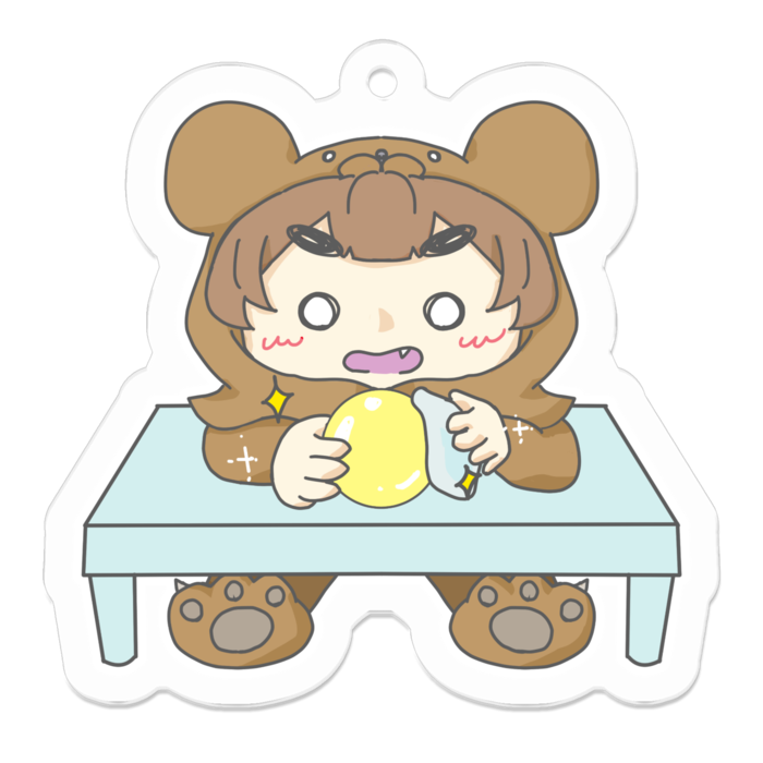 アクリルキーホルダー(コーティング) - 50 x 50 (mm)