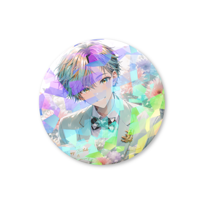 ホログラム缶バッジ - 76mm