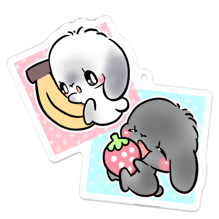 アクリルキーホルダー - 70 x 70 (mm)