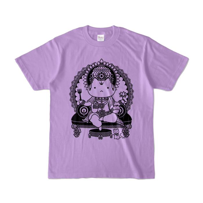 カラーTシャツ - S - ライトパープル (淡色)