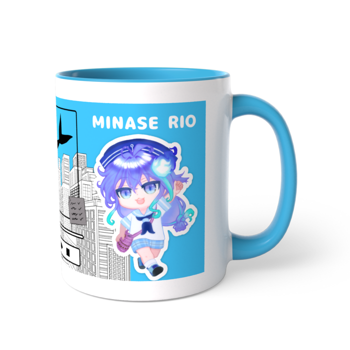 ツートンカラーマグカップ - 直径 8.2cm / 高さ 9.5cm