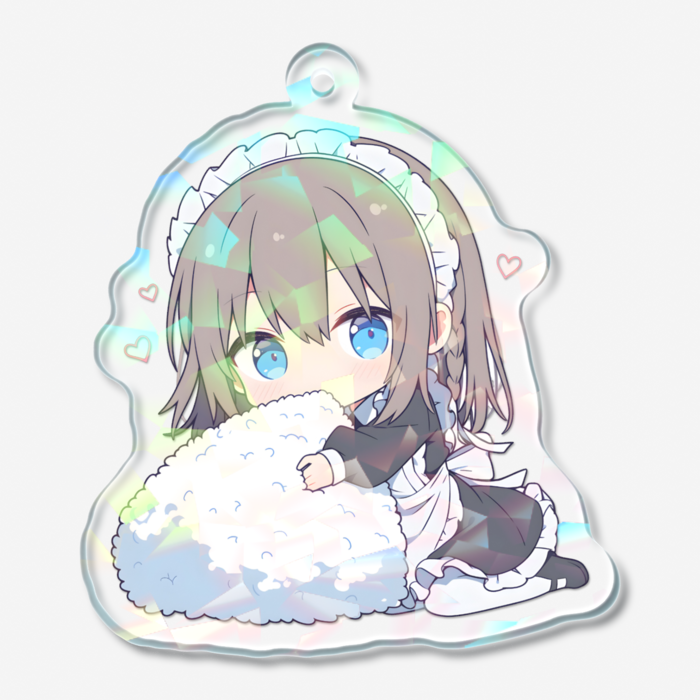 ホログラムアクリルキーホルダー - 50 × 50mm