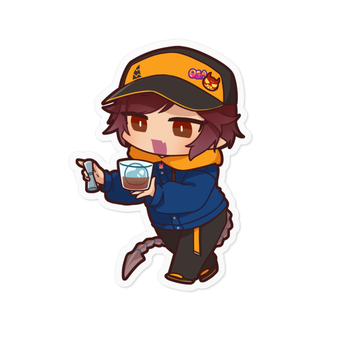 ステッカー - 100 x 100 (mm)