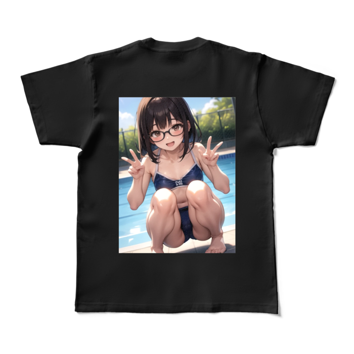 カラーTシャツ - M - ブラック (濃色)