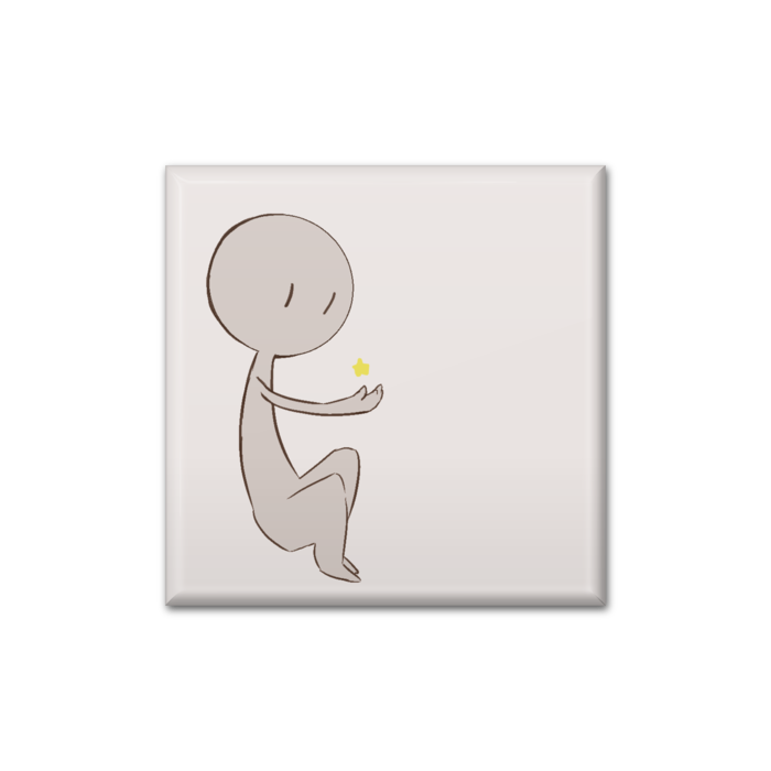 缶バッジ - 四角形40mm