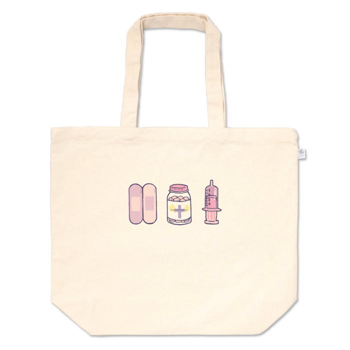 トートバッグ文字無し - L - プリント面積小