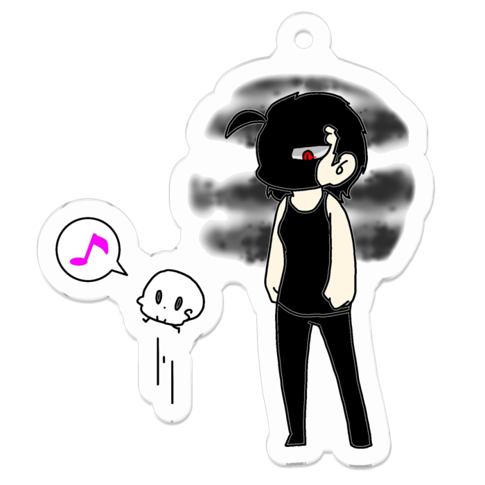 アクリルキーホルダー - 50 x 50 (mm)