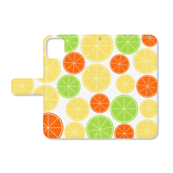 手帳型iPhoneケース - iPhone11ProMax - ストラップ穴 あり