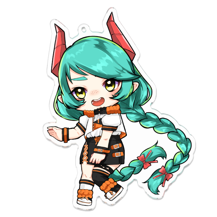 ステラ(とあち服)キーホルダー100 x 100 (mm)