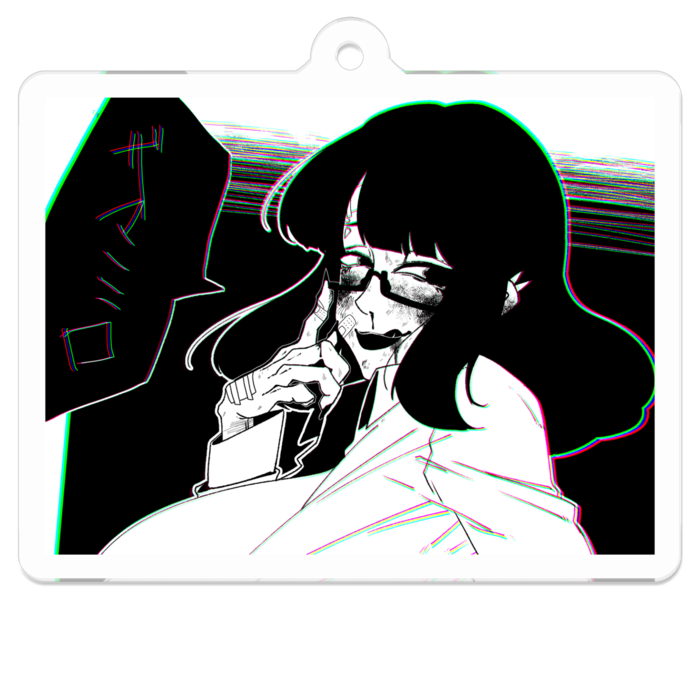 アクリルキーホルダー - 50 x 50 (mm)