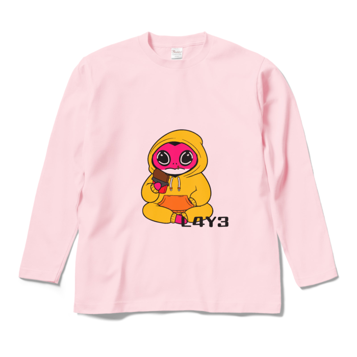 ロングスリーブTシャツ - M - ライトピンク