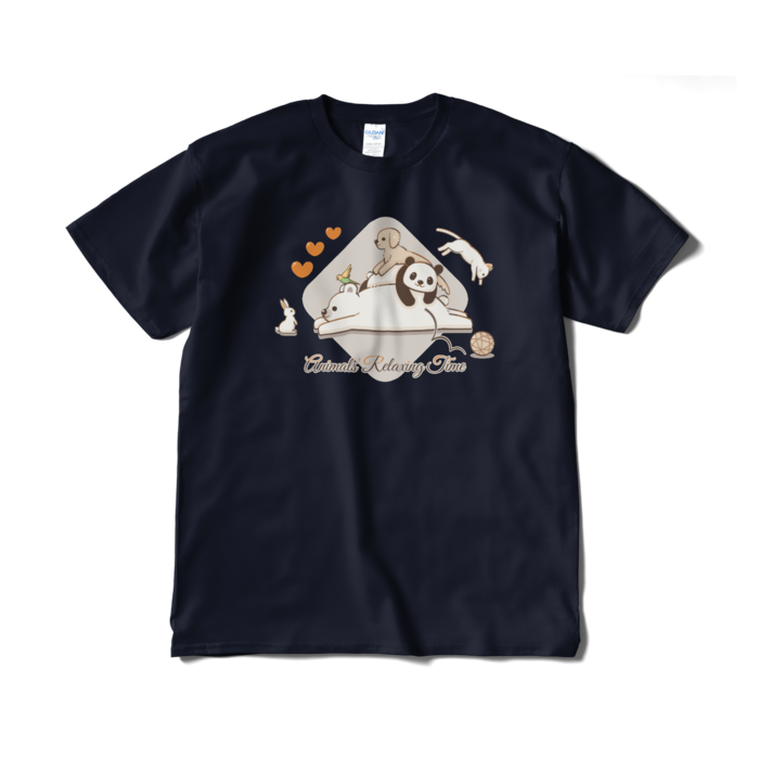 Tシャツ短納期　紺色　XL