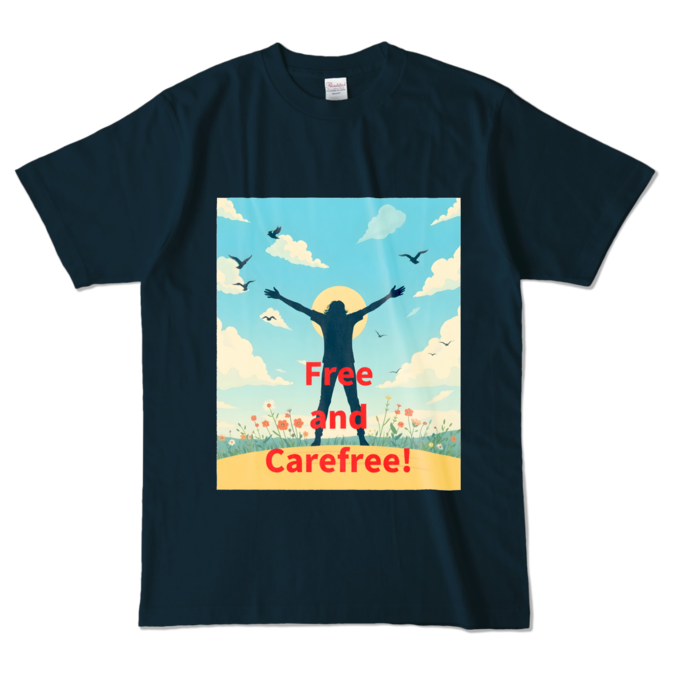カラーTシャツ - L - ネイビー (濃色)