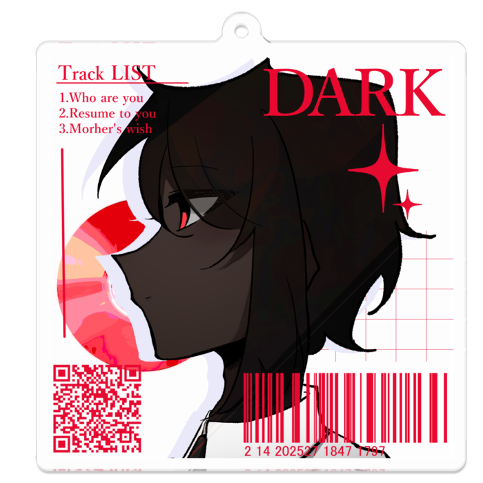 アクリルキーホルダー - 70 x 70 (mm)