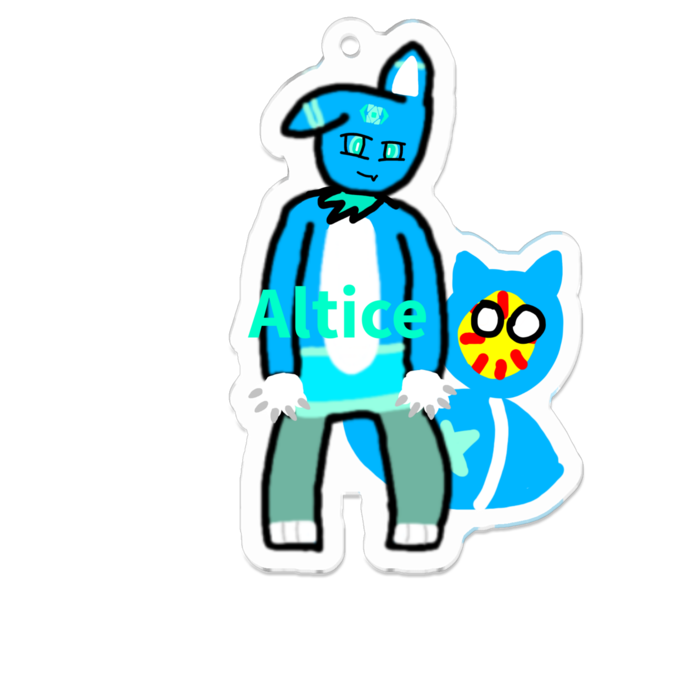 アクリルキーホルダー - 70 x 70 (mm)