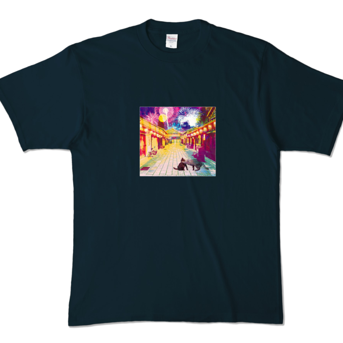 カラーTシャツ - XL - ネイビー (濃色)
