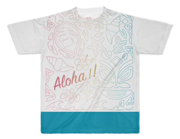 フルグラフィックTシャツ - XL - 正面印刷のみ