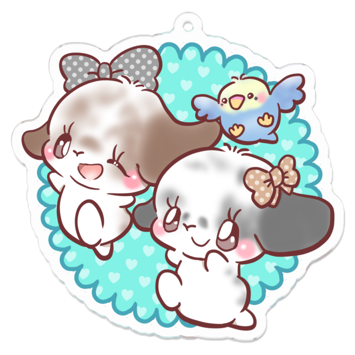 アクリルキーホルダー - 70 x 70 (mm)