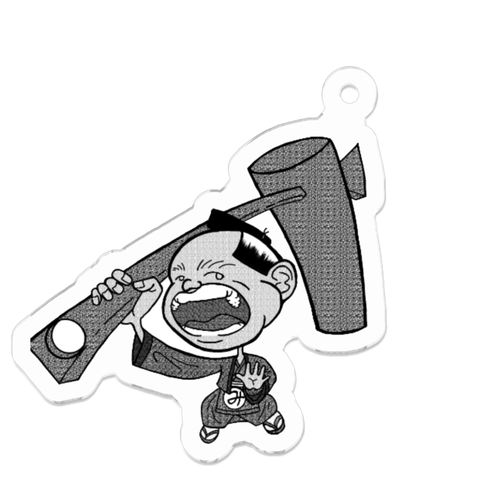 アクリルキーホルダー - 50 x 50 (mm)