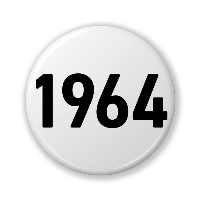 【1964】缶バッジ- 32mm