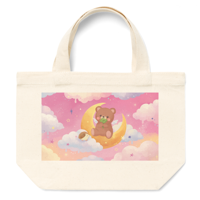 ピンクミニトートバッグ S