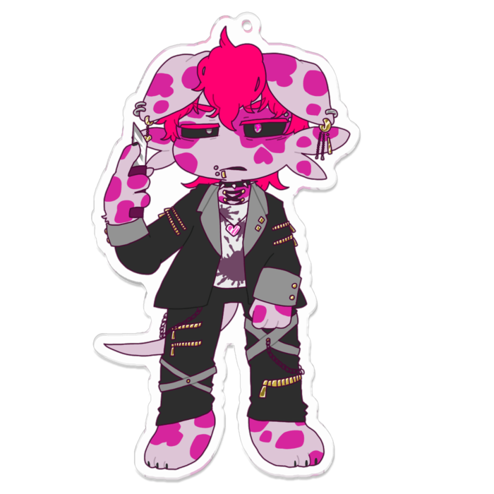 アクリルキーホルダー - 100 x 100 (mm)