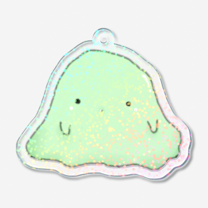 ホログラムアクリルキーホルダー - 50 × 50mm