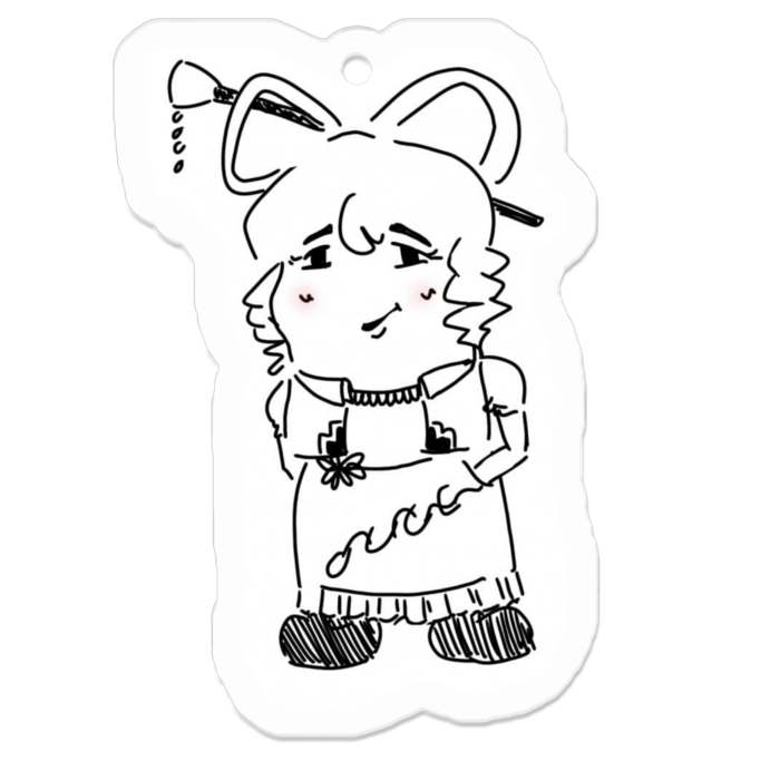 アクリルキーホルダー - 50 x 50 (mm)