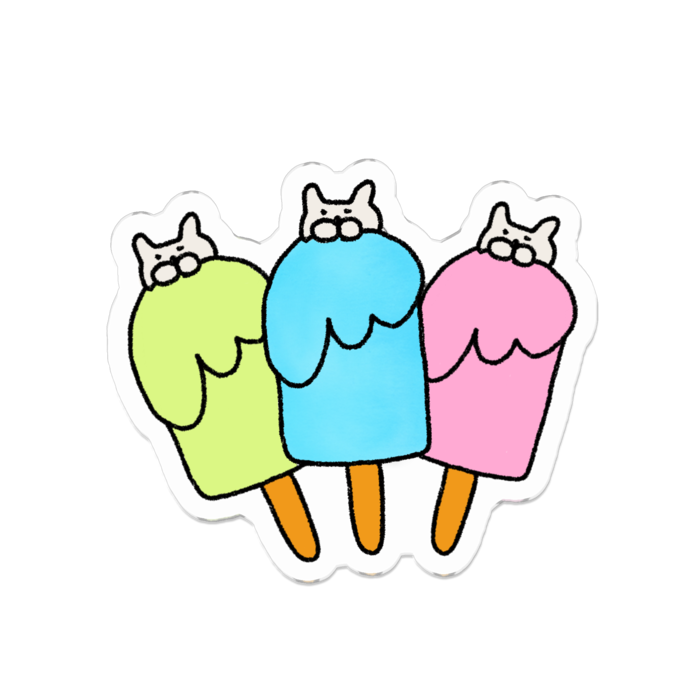 アクリルバッジ - 50 x 50 (mm)