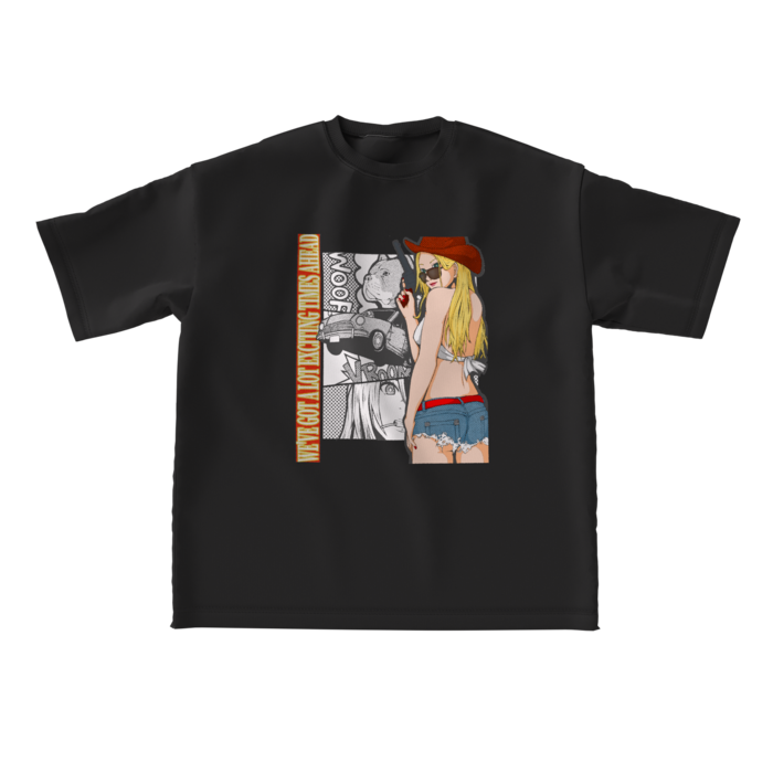 ビッグシルエットTシャツ - L - 正面