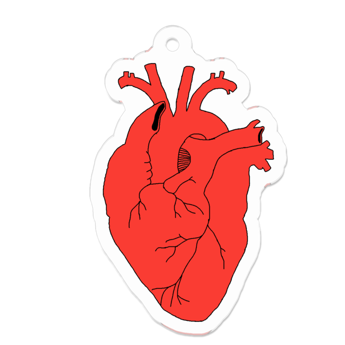 アクリルキーホルダー - 50 x 50 (mm)