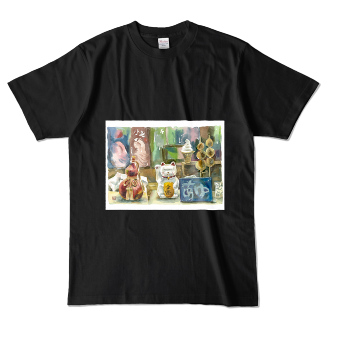 カラーTシャツ - L - ブラック (濃色)