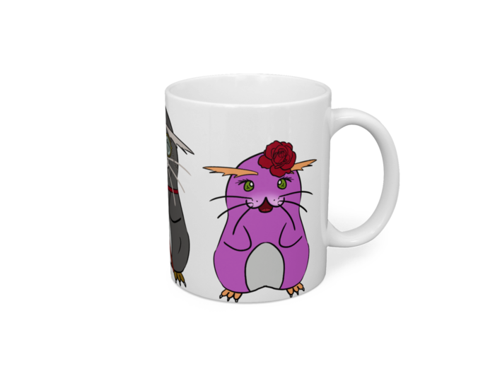 マグカップ【ぺんざっくん&ぺんざらじぃ&ぺんざりん】 - 直径 8 cm / 高さ 9.5 cm