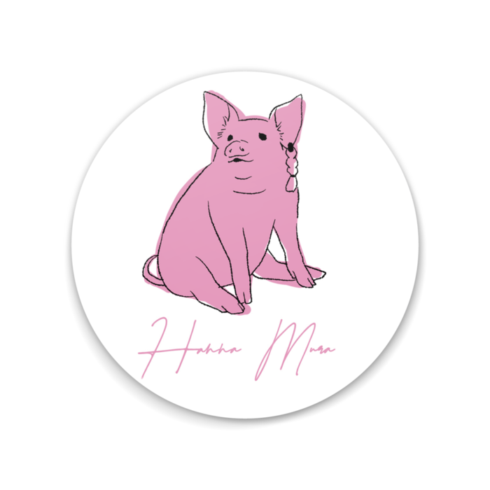 はなとん缶ミラー - 75mm