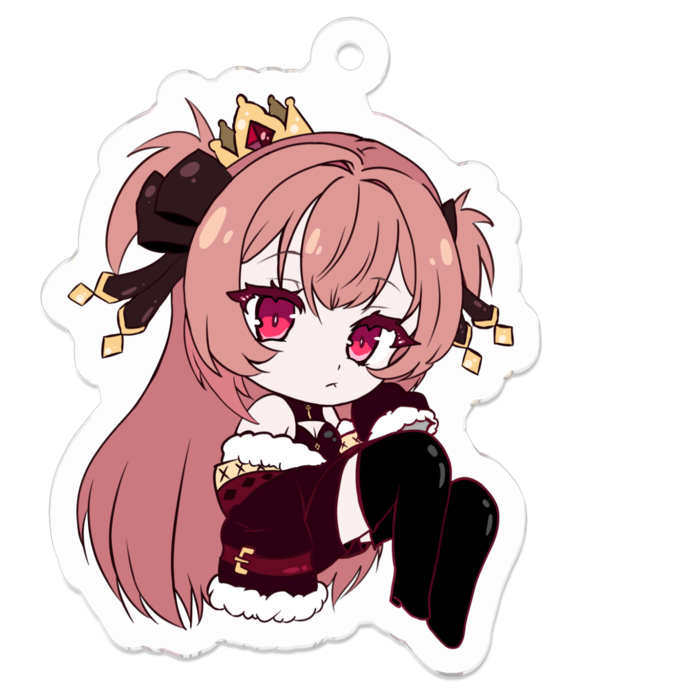 アクリルキーホルダー（コーティング） - 50 x 50 (mm)