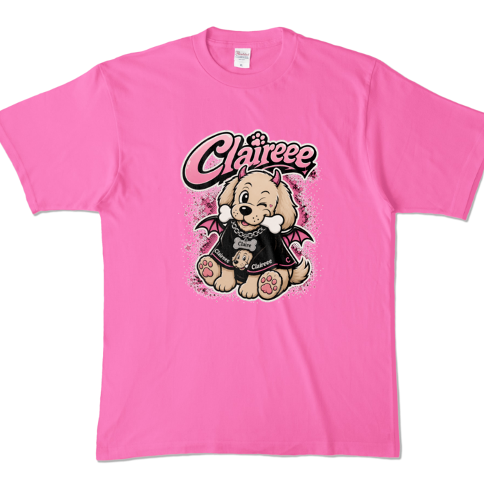 カラーTシャツ - XL - ピンク (濃色)