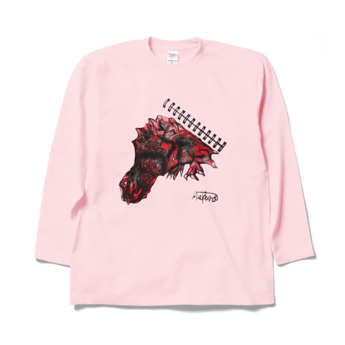 ロングスリーブTシャツ - XL - ライトピンク