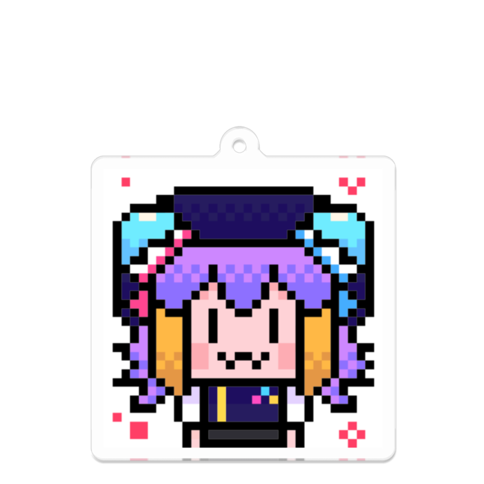 アクリルキーホルダー - 70 x 70 (mm)