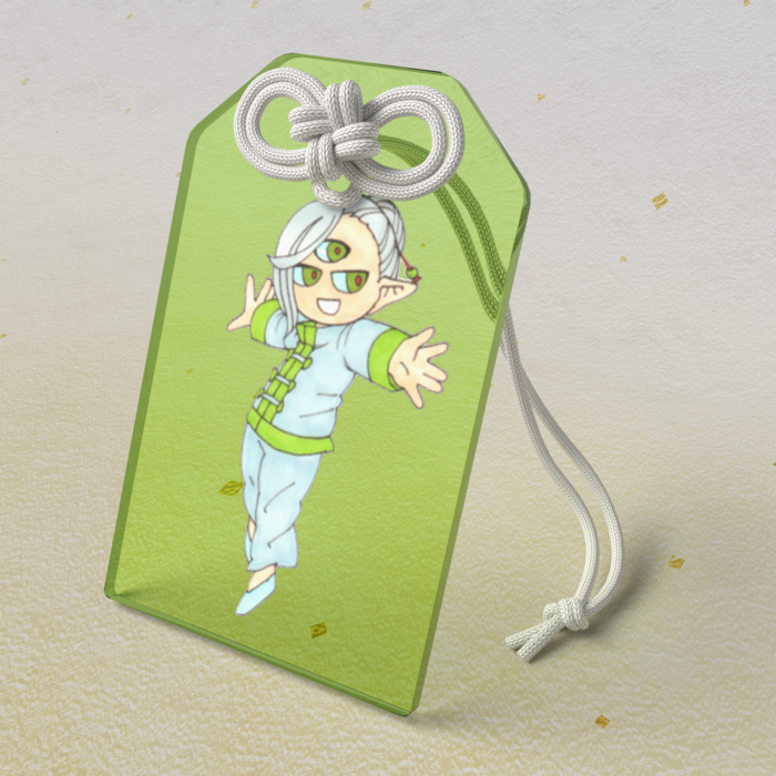 アクリルお守り - 50 × 80mm