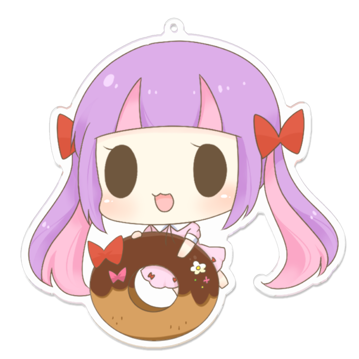 Y*。様 ころころドーナツくんのキーホルダー◎ 編みぐるみ くるるドーナツVerアクリルキーホルダー - 鍵月ツノShop - BOOTH
