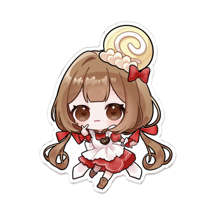 アクリルバッジ - 100 x 100 (mm)