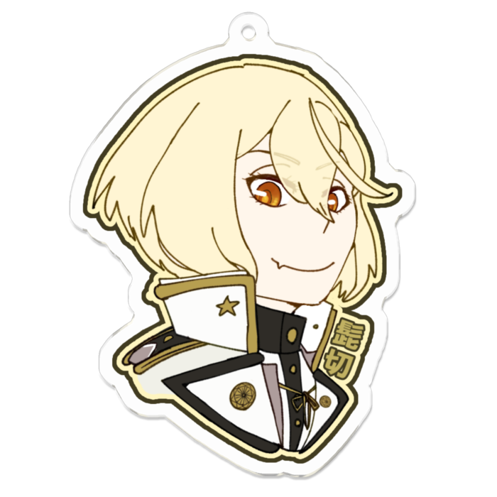 アクリルキーホルダー（コーティング） - 70 x 70 (mm)