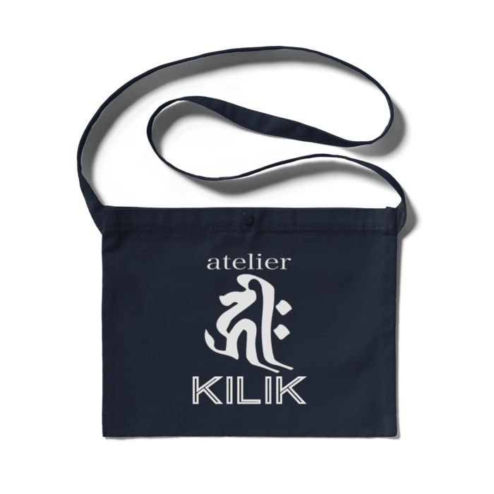 サコッシュ /ブラック- 300 x 230 (mm)