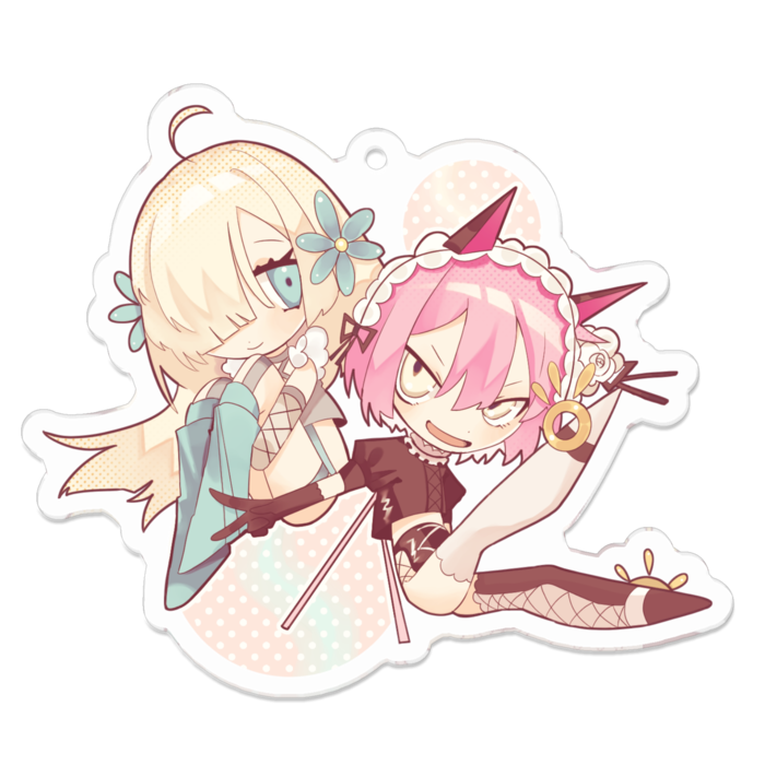 アクリルキーホルダー - 70 x 70 (mm)