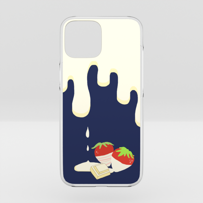 苺ホワイトチョコクリアiPhoneケース - iPhone 15