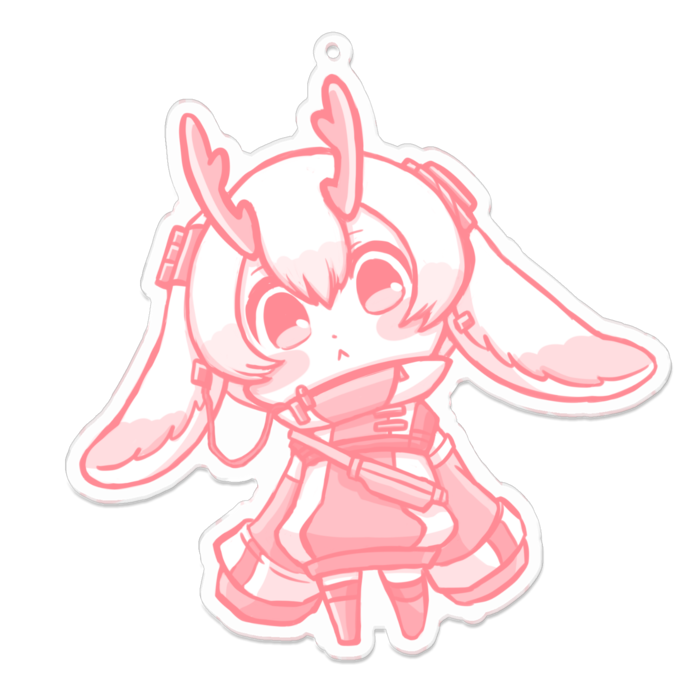 アクリルキーホルダー - 100 x 100 (mm)