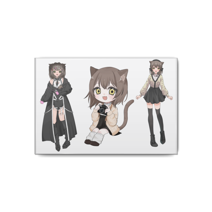 缶バッジ - 80x54mm