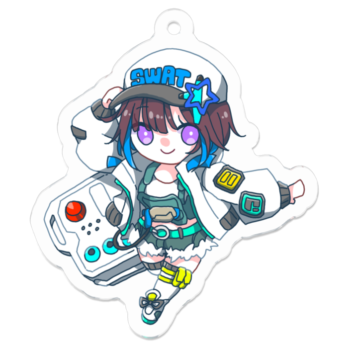 アクリルキーホルダー - バーチャコップ(A)