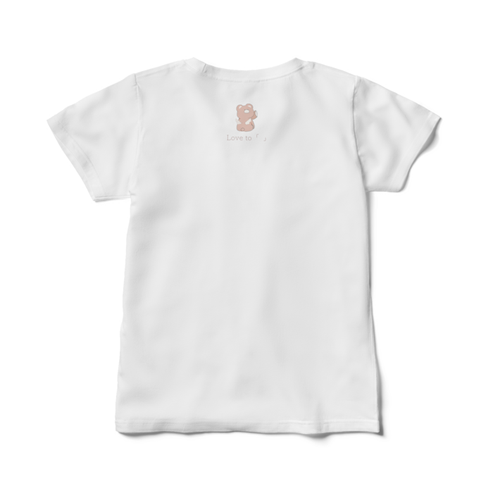 レディースTシャツ - M - 白/Brown