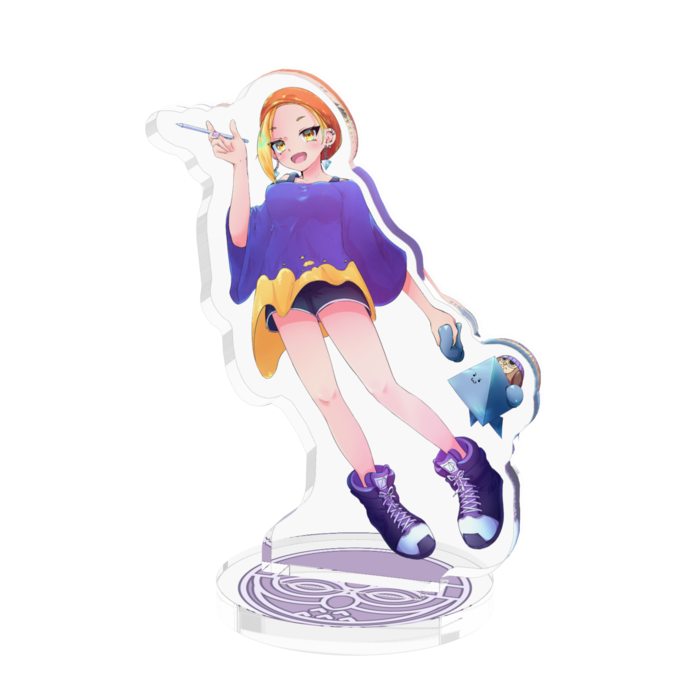 綿白しくキービジュアルアクリルフィギュア - 50mm